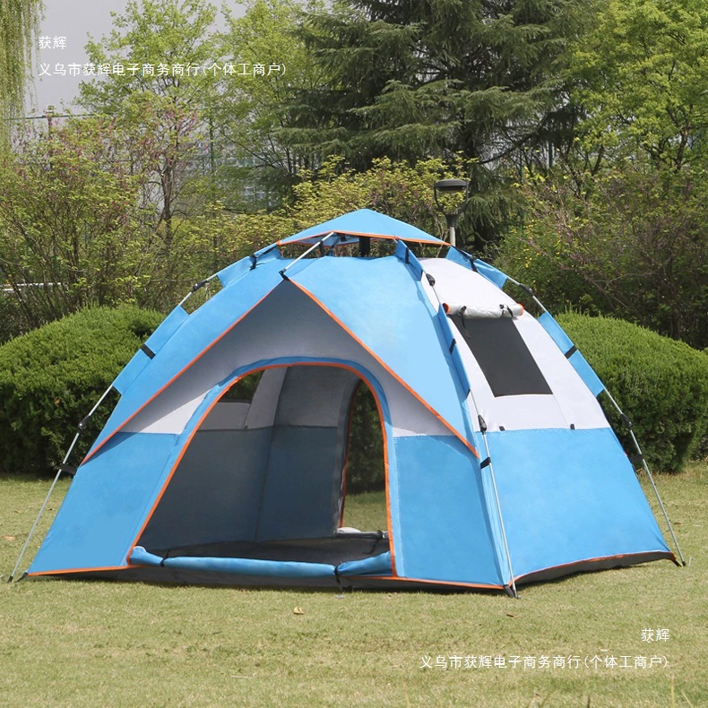 Travel tent, automatic equipment for camping, increased thickness, fully automatic