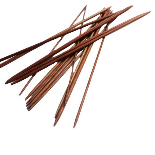 Carbon-dioxide double-point sweater needle bamboo knitting needle straight needle 25cm knitting tool crochet hook factory direct goods wholesale cross-border