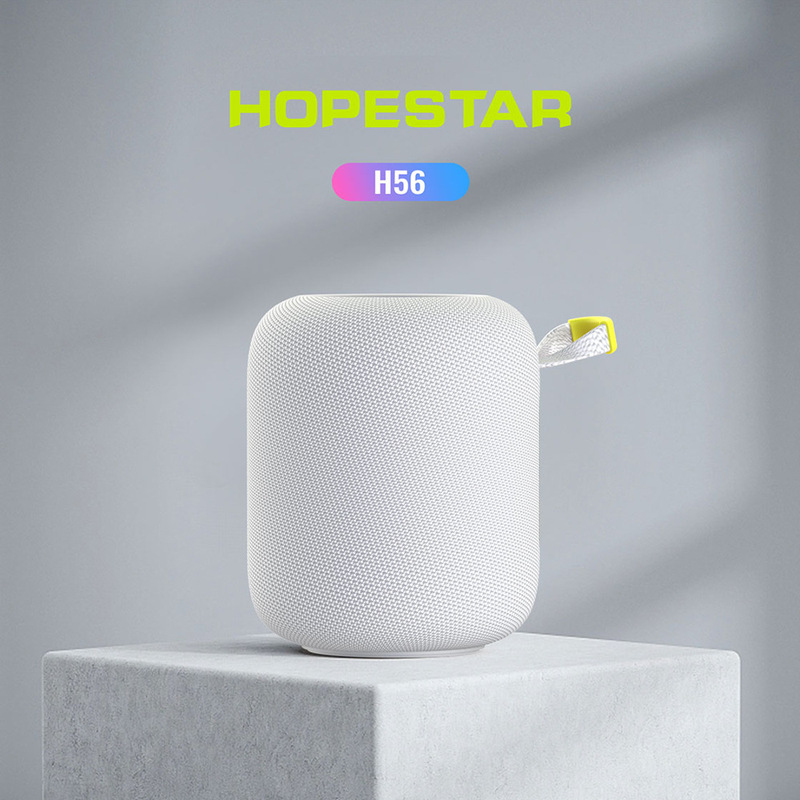 HOPESTAR H56 wireless bluetooth speaker outdoor waterproof mini heavy subwoofer card Homepod mini