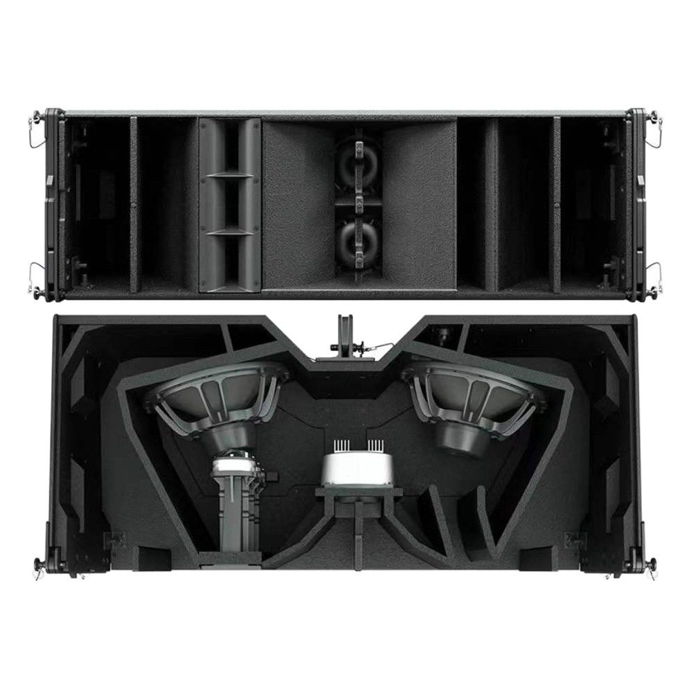 Tres frecuencias doble 12 pulgadas de línea array altavoz WPL al aire libre concierto profesional Festival de Música sistema de audio Conferencia de Audio