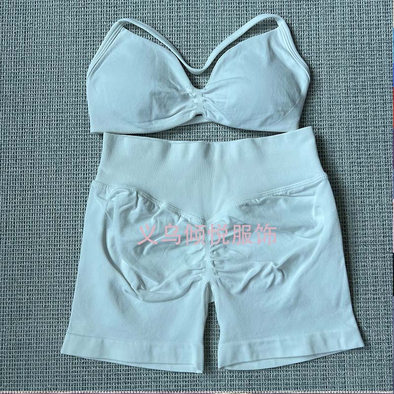DFYNE AliExpress TK Venta caliente Sujetador pequeño Pantalones cortos Traje de pantalones Yoga Fitness Deportes Casual Traje transpirable