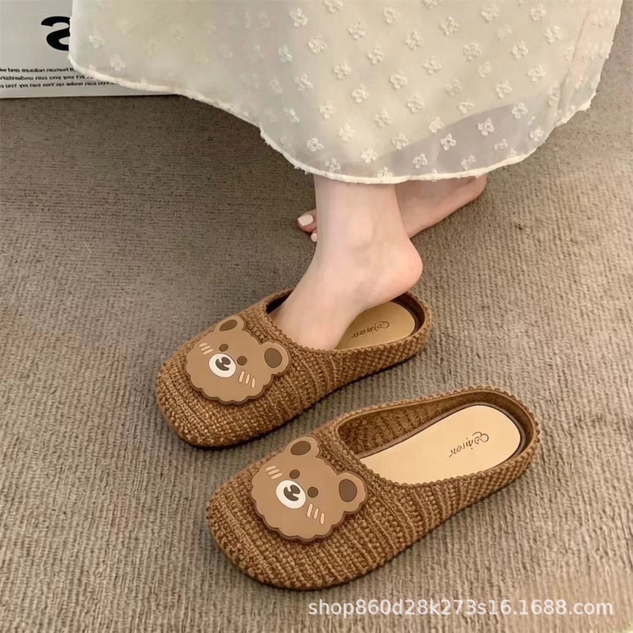 522 Online Shy Bear-khaki