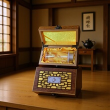 珍藏品密度板镂空款沉香手串文玩礼盒养香罐收藏盒子厂家批发