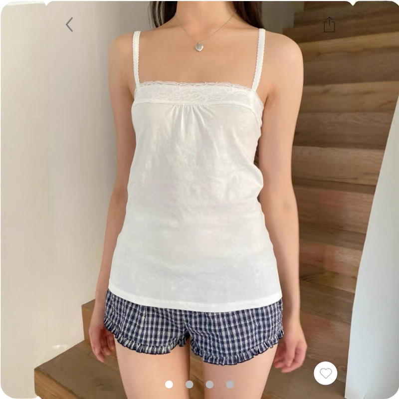 Bm Style White Lace Tube Top for Women, Slim Fit, Pure and Sexy Inner Wear Top Arabella Tank