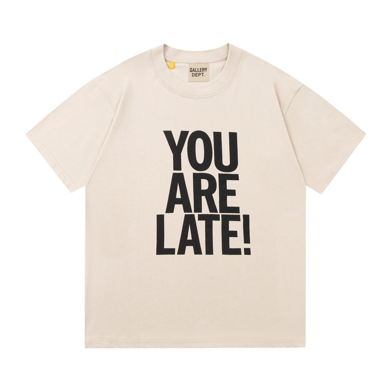 Al por mayor galería DEPT lavado apenado manga corta de moda vintage cráneo imprimir pareja desgaste suelta camiseta verano