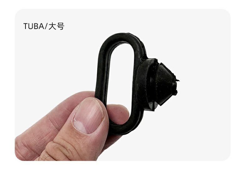 Motorcycle Front Fender Speedometer Cable Rubber Ring Gnengs125 Fixed T-Type Rubber Cable Clamp Small Rubber Ring