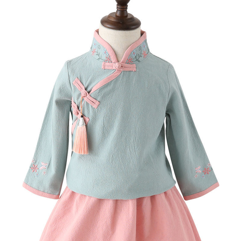 작은 꽃나비 긴소매/그린탑