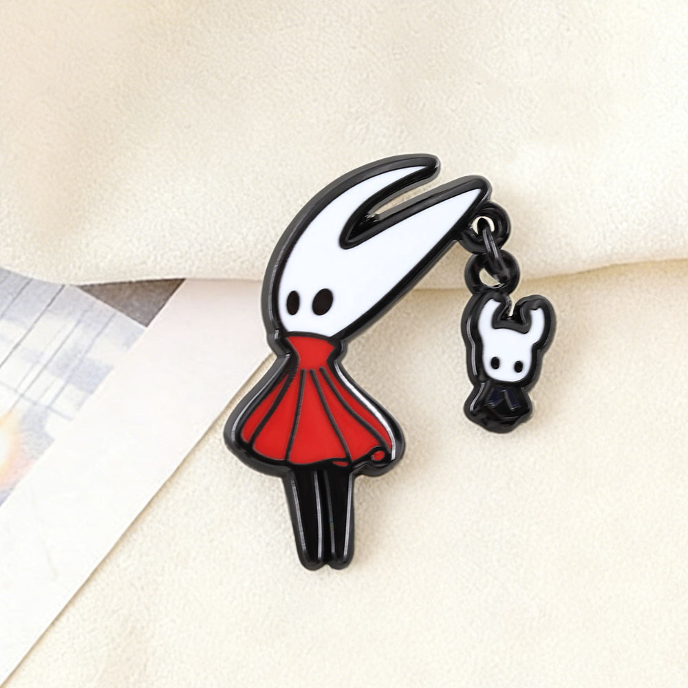 Hollow Knight Enamel Brooch Cute Badge Backpack Hat Fashion Jewelry Accessories Game Merchandise Fan Gift