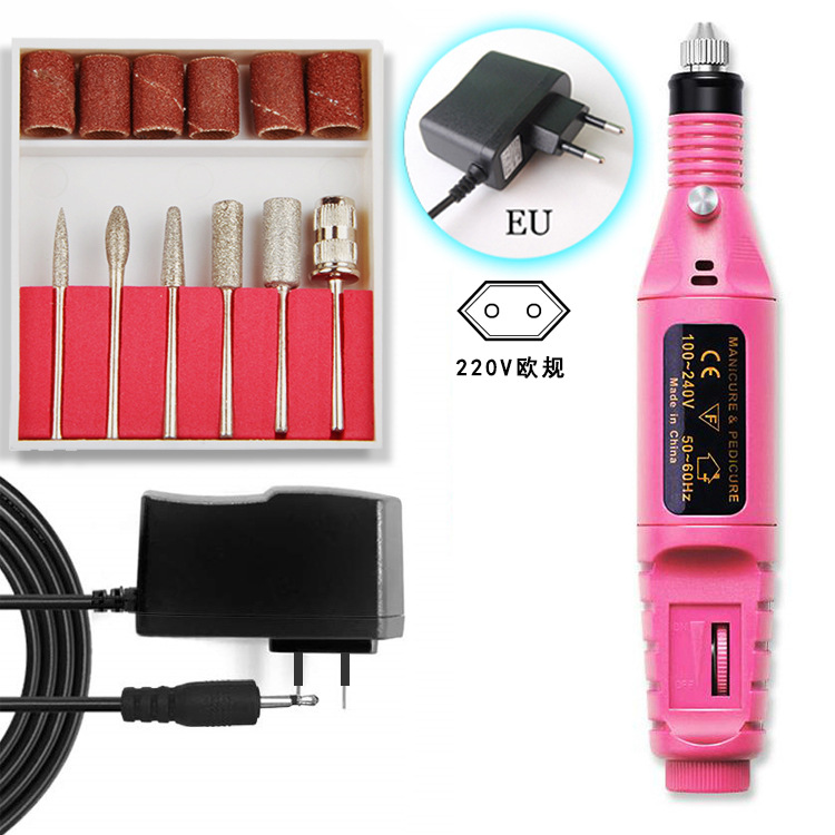 Deseo transfronterizo Amazon uñas máquina de pulir removedor de uñas máquina de esmalte de uñas traje de uñas pluma pulido