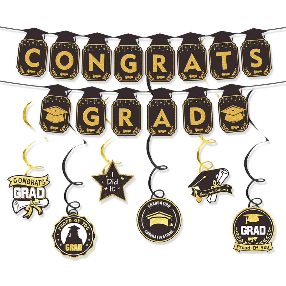 黑金拉旗螺旋套装1