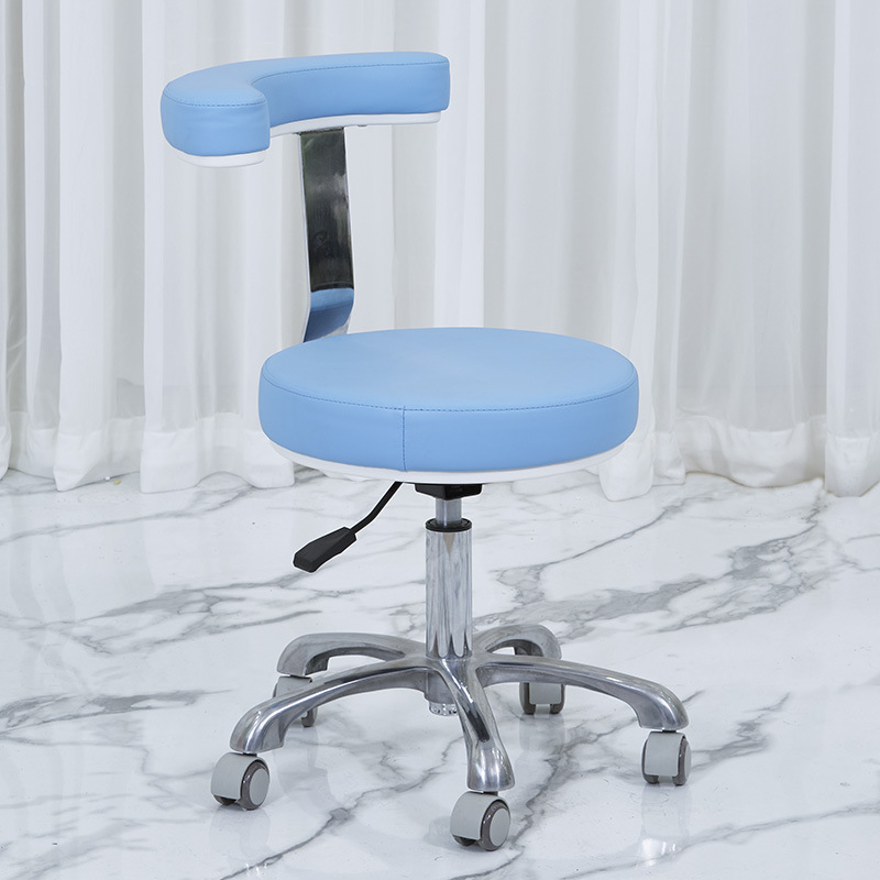 牙科医师座椅口腔医生靠背凳子凳升降吧台旋转椅美容护士助手椅子