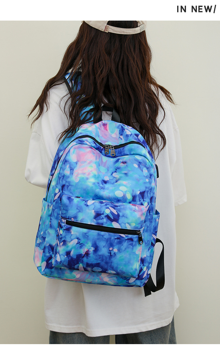 New Fashion Printed for Women's Multifunctional Travel Backpack Sweet Style Junior High School College Student backpack_voghion.com