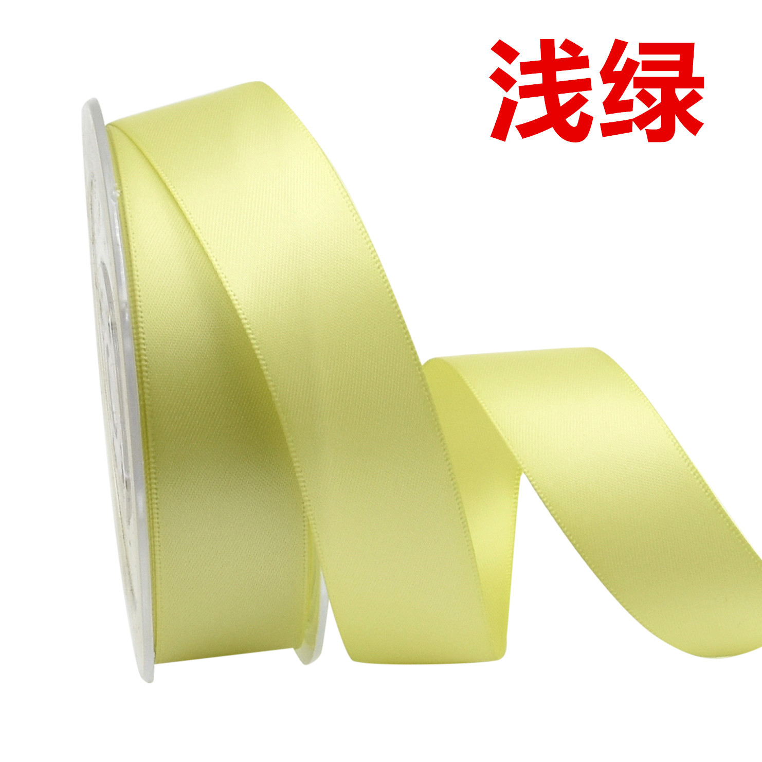 Transfronterizo 2,5 cm cinta de alta densidad de doble cara poliéster hecho a mano jardinería decoración regalo flor material de embalaje cinta