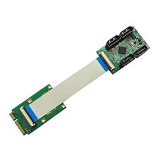 ASM1064 Mini PCIE�D4��SATA3.0�D�ӿ�adapter���L��֧�ֺڰ�Ⱥ��