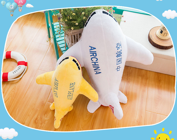 Creative Plane Plush Toy Children's Doll Gift Stall Grab Machine Doll Pillow Doll Kindergarten Prize