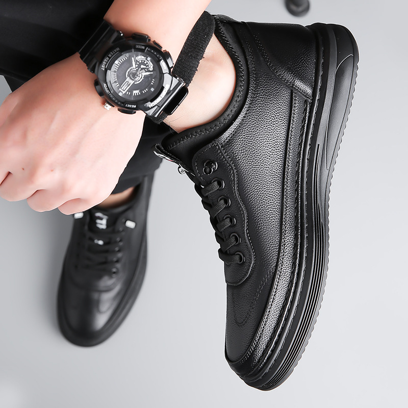 Autumn breathable fashionable trend shoes English style