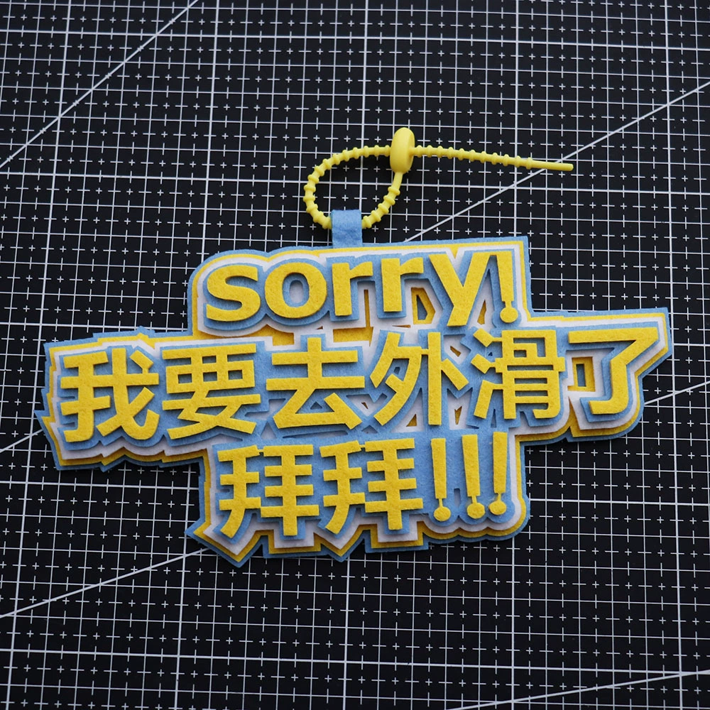 Ski pendant, backpack, non-woven bag accessory, creative keychain, internet celebrity