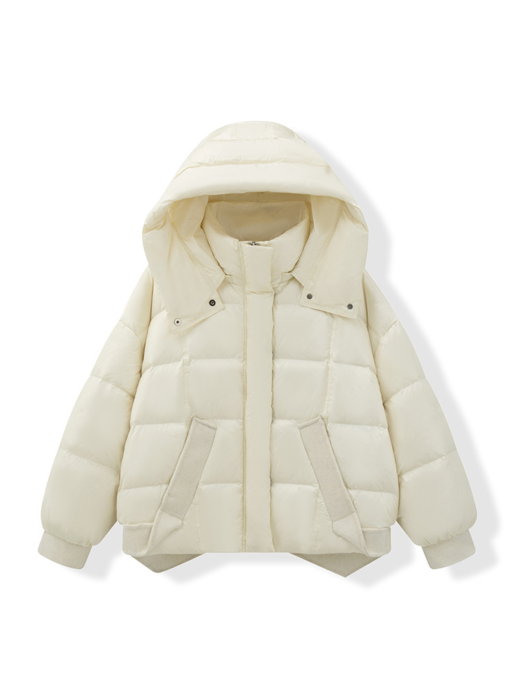 Chaqueta corta de plumón de ganso, estilo nuevo de invierno de alta gama, chaqueta acolchada pequeña, abrigo de plumón para clima frío. image 7