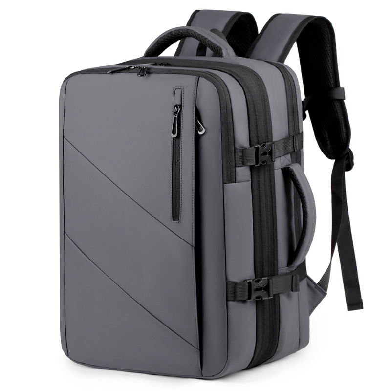 Vacuum Compression Business Backpack for Men 17.3inch Computer Bag Large Capacity Cross-Border Travel Backpack Expandable