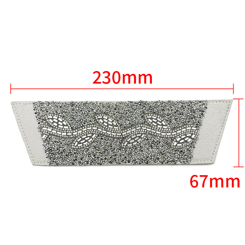 Nuevos accesorios de zapato DIY una sola forma de sandalias de diamante semiacabados zapatillas taladro superior