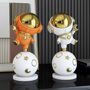 Trendy Astronaut Ornaments Astronaut Series Gift Boys Internet Celebrity TV Cabinet Home Desktop Light Luxury Decorations