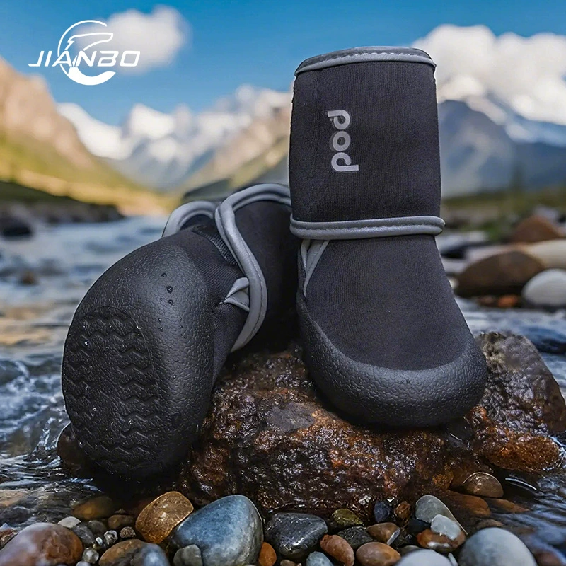 Jianbo Yipet походная обувь для домашних животных, уличная обувь, противоскользящая обувь без затягивания, спортивная противоскользящая обувь Тедди