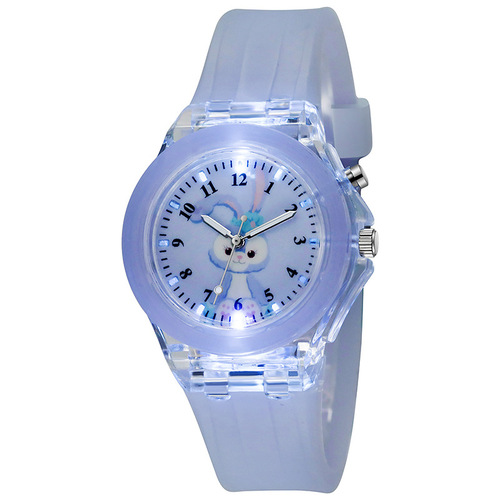New cartoon Star Melora Lina Bell children's watch silicone glow-in-the-dark light student watch quartz watch wholesale