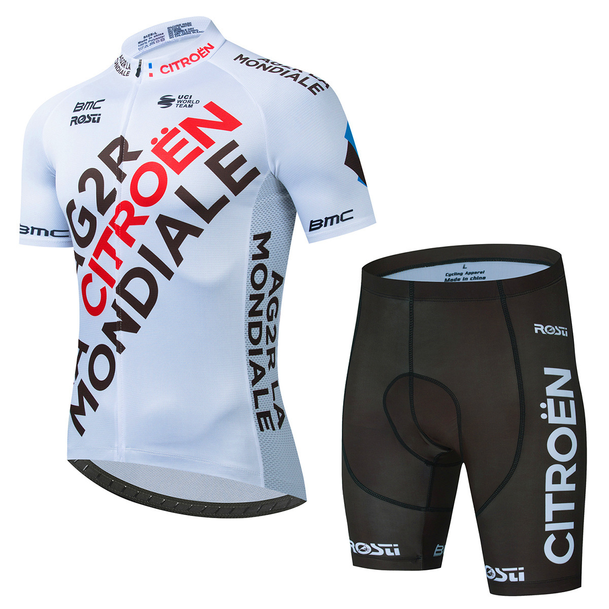 2021 nueva versión del equipo ropa de ciclismo manga corta traje los hombres y las mujeres bicicleta montaña ropa al por mayor disponible