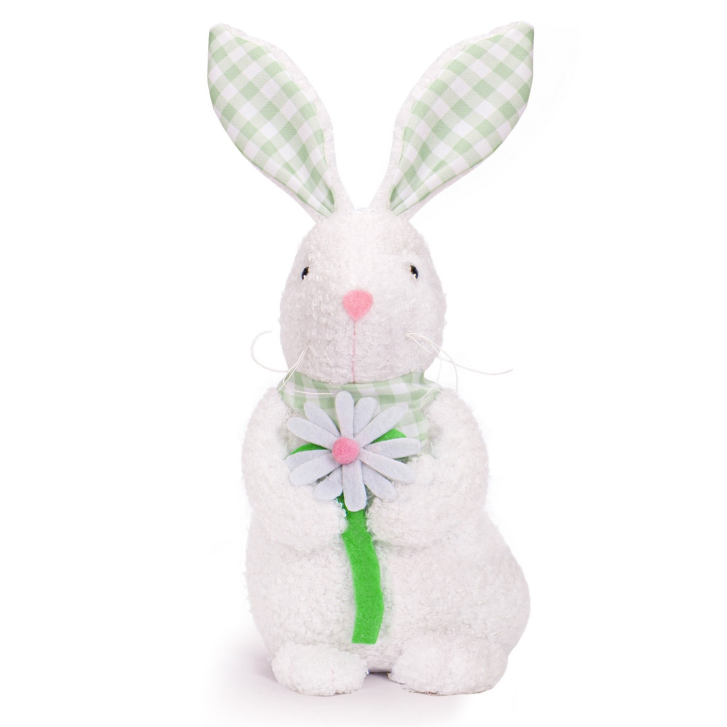 Transfronterizo nuevo conejo de Pascua de pie muñeca Linda muñeca fiesta decoración decoraciones para el hogar