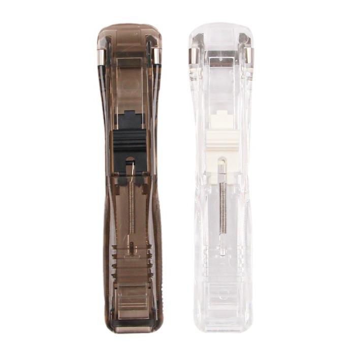 INS estilo empujador transparente Carpeta de encuadernación grande organizando clip fijo clip de boleto sin cola clip de papelería de Estudiante