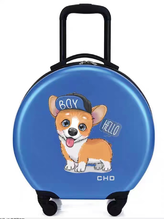 2024 nuevo semicircular caja de moda infantil se puede imprimir logotipo caja de viaje universal caja de regalo al por mayor