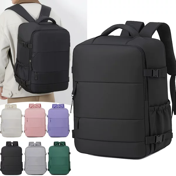 New commuter backpack, unisex, trendy brand business backpack, large capacity travel bag, laptop bag