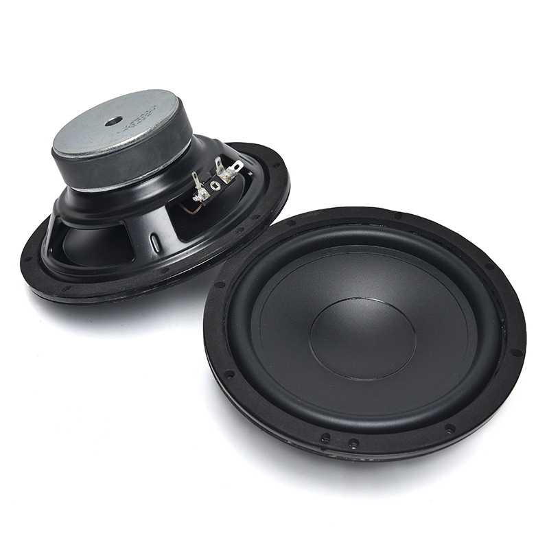 6.5 Pulgadas redondas negras PP borde de goma 25 núcleo 4 40 vatios magnético IPX5 altavoz Bluetooth bajo impermeable