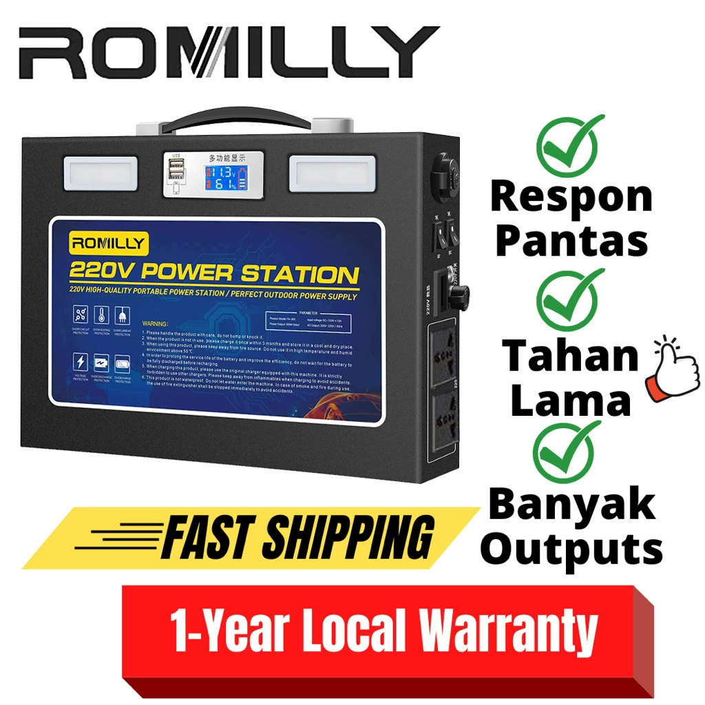 Уличный мобильный источник питания 220 В, портативный домашний источник питания большой емкости, самостоятельный тур, прямая трансляция, кемпинговый стиль, аварийная резервная подача электроэнергии