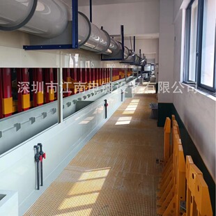 Shenzhen Jiangnan Fully Automatic Vertical Adjustable Ring Electroplating Production Line Electroplating Equipment