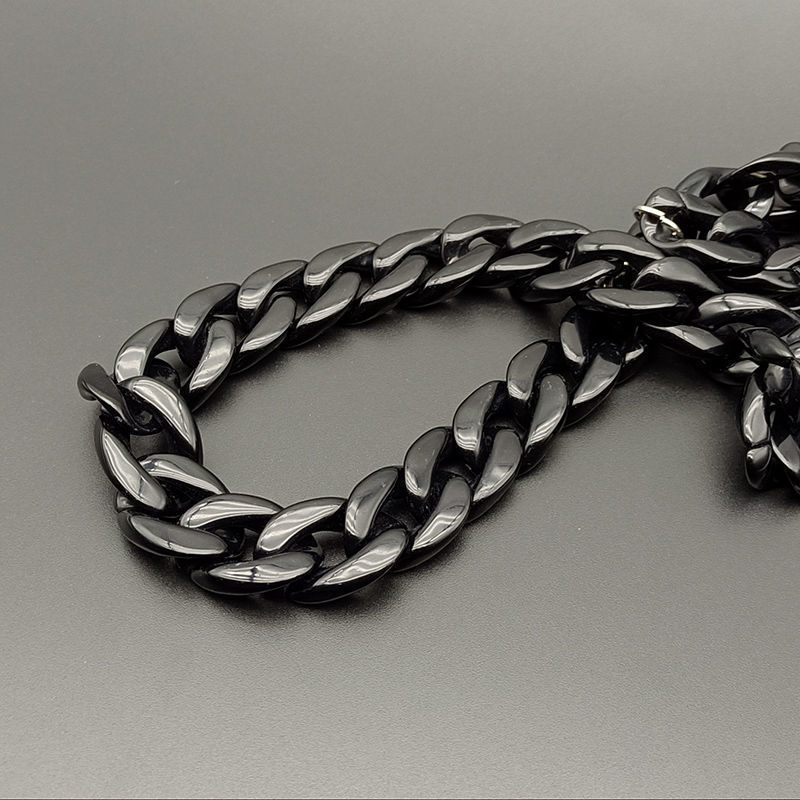 Correa del bolso accesorios vintage cadena crossbody portátil resina acrílica cadena bolso de la vendimia cadena de la correa del bolso al por mayor