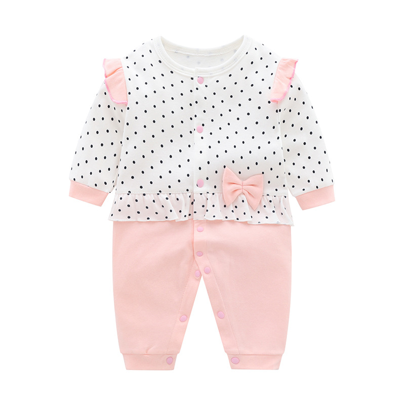 Luna Llena ropa de bebé hembra 6 meses recién nacido bebé mameluco primavera princesa primavera y verano 0-1 años bebé mono