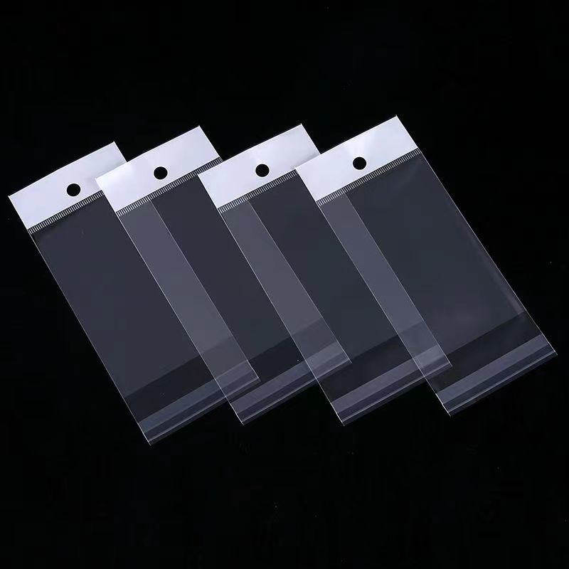 transparent opp bag card bag packaging bag pearl film bag thickened plastic bag opp bag self-adhesive bag opp self-adhesive bag