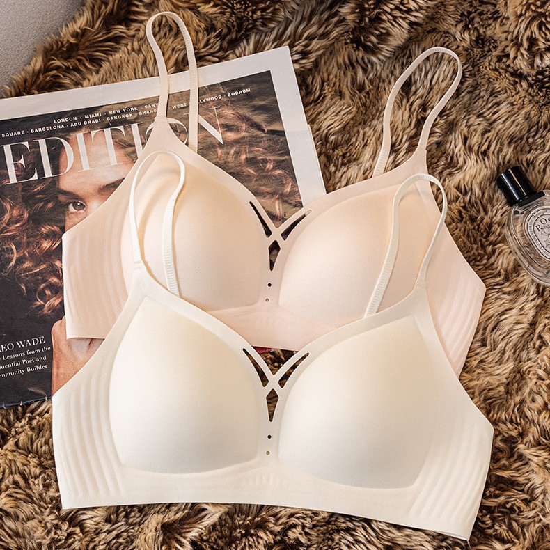 Venta directa de fábrica comercio electrónico transfronterizo Sudeste de Asia Vietnam Tailandia damas sin costuras sujetador de recogida lateral cómodo