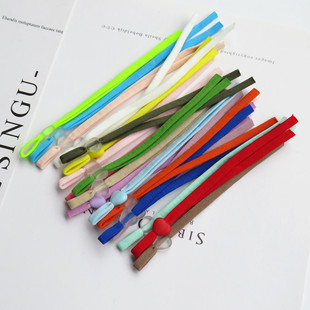Colorful Mask Adjustment Ear Strap Hollow 5mm Elastic Strap Dust Mask Decorative Strap Kidsren's N95 Special Ear Rope