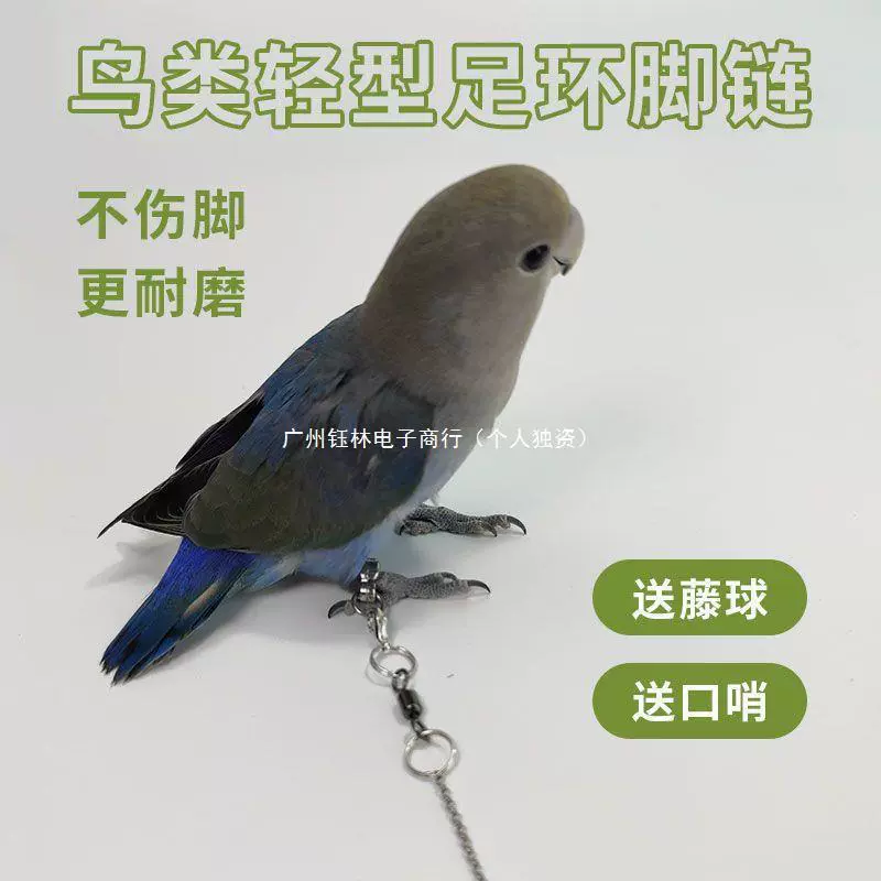 Клетка для попугая тренировочный ножной браслет Птица кольцо для ног Тигровая кожа пион Xuanfeng большой брат Летающий веревка свет против укусов не повреждает ноги
