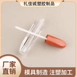 不规则长方形唇釉唇彩管透明玻璃腮红遮瑕粉底液彩妆空管包材批发