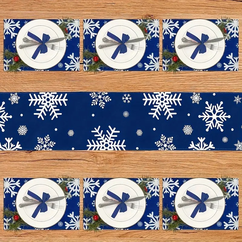 Nuevo conjunto de toallas de mesa transfronterizas de Navidad decoración de mesa Bandera de mesa Bandera de mesa Amazon 2026