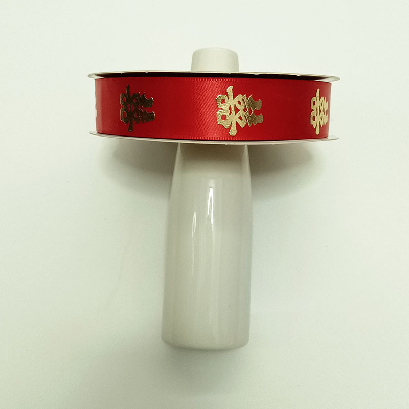 Suministros DE BODA Cinta de oro rojo Embalaje de regalo de mano Xi carácter cinta festiva Cinta Roja al por mayor cinta de encaje