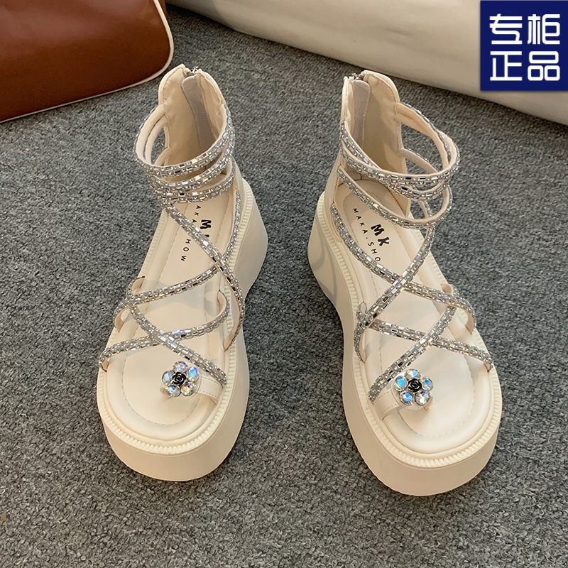 Exclusive summer sandals open toe platform