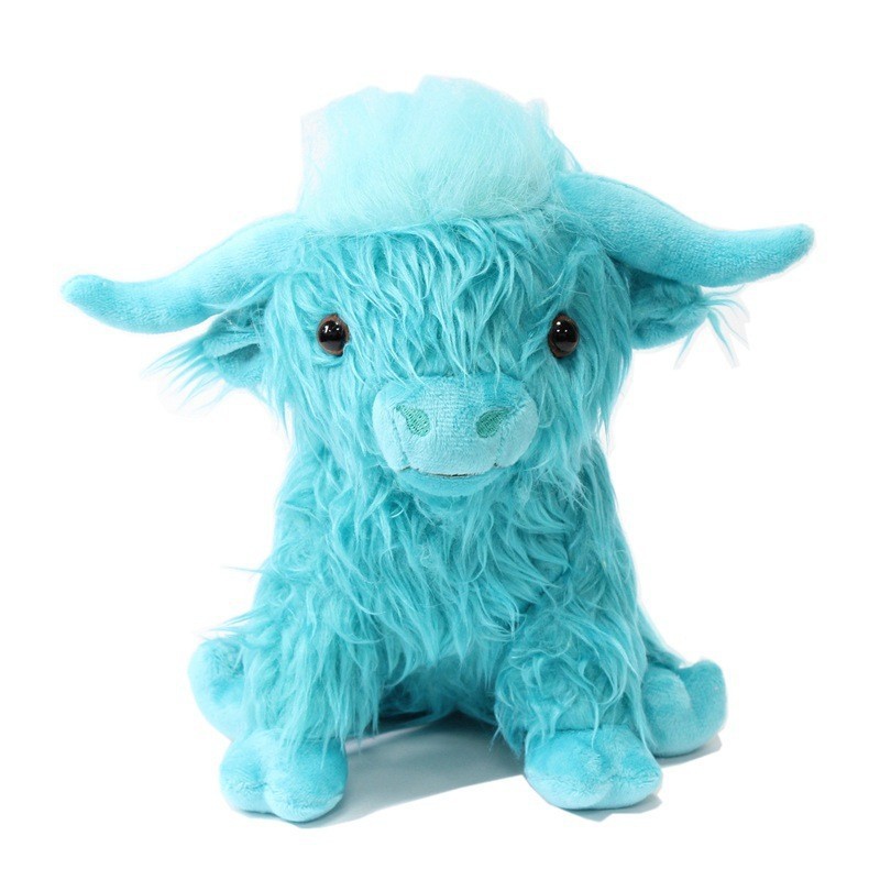 跨境新品Highland Cow苏格兰高地牛毛绒公仔仿真牦牛玩偶现货批发|undefined