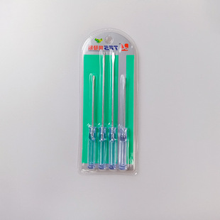 Value small screwdriver crystal transparent batch head full length about 120 mm150mm3.0 small screwdriver toy distribution