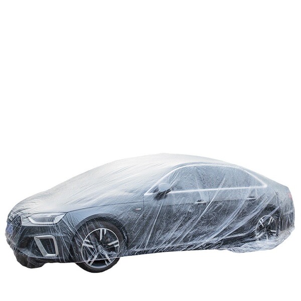 Car disposable car jacket PE film transparent thickened rain cover…