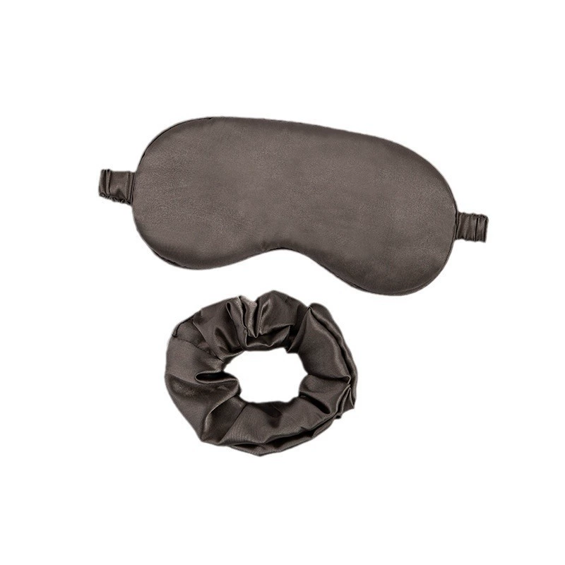 Silk sleep mask, set, hair accessory
