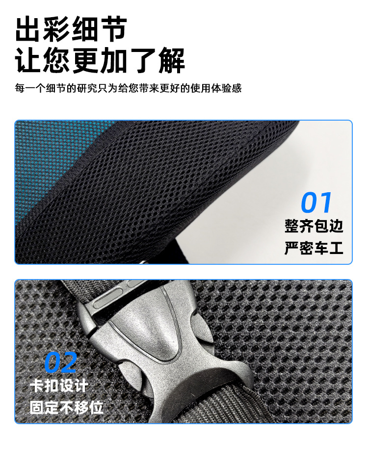 Amazon best-selling memory foam gel cushion, lumbar support pad for car seats and office chairs, with logo, for cross-border sales